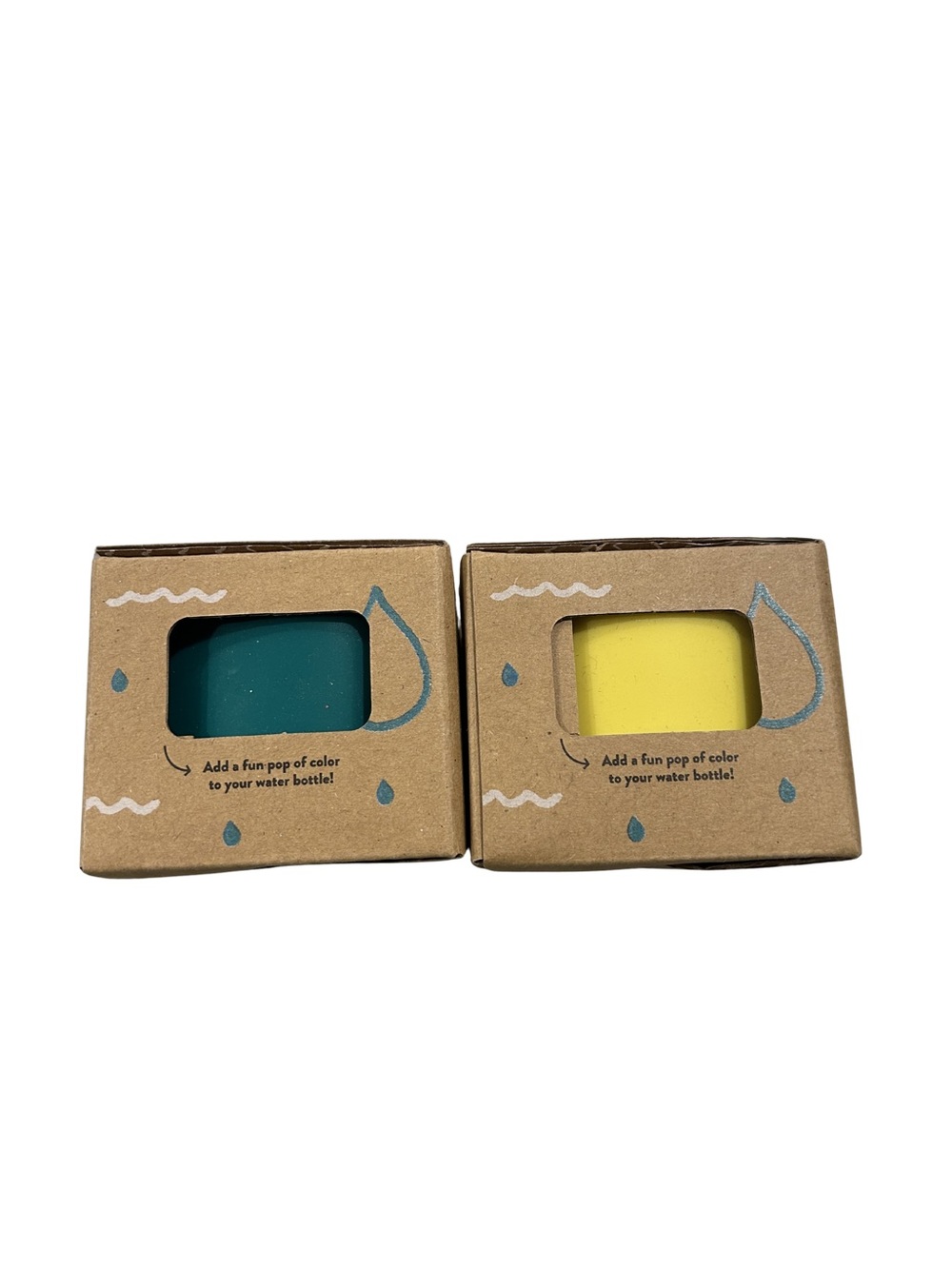 PlanetBox Silicone Water Bottle Boot Bundle | Green/Yellow | New